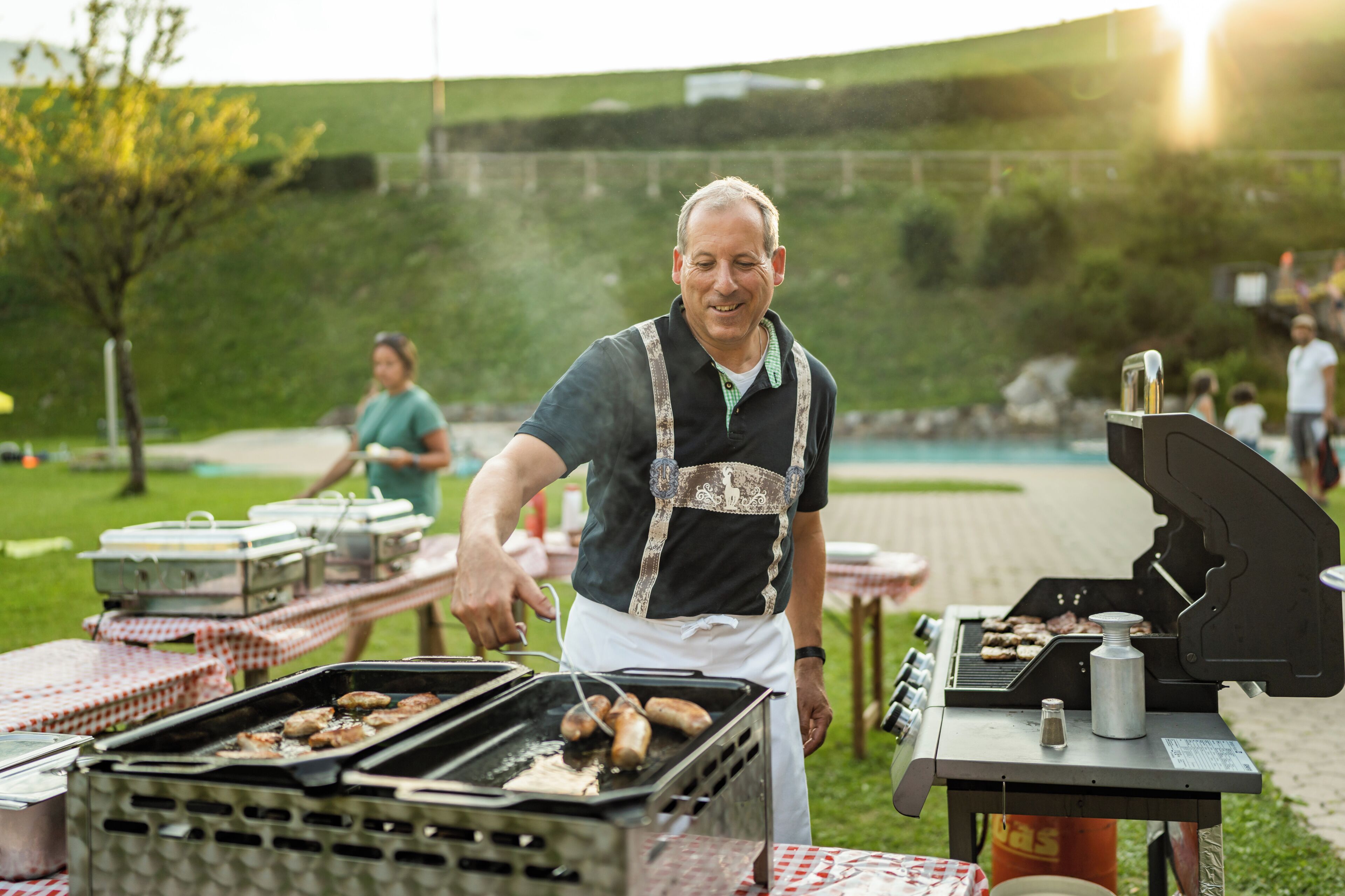 Familien-Suite | Speisen im Freien