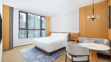 Down duvets, in-room safe, blackout curtains, free cots/infant beds