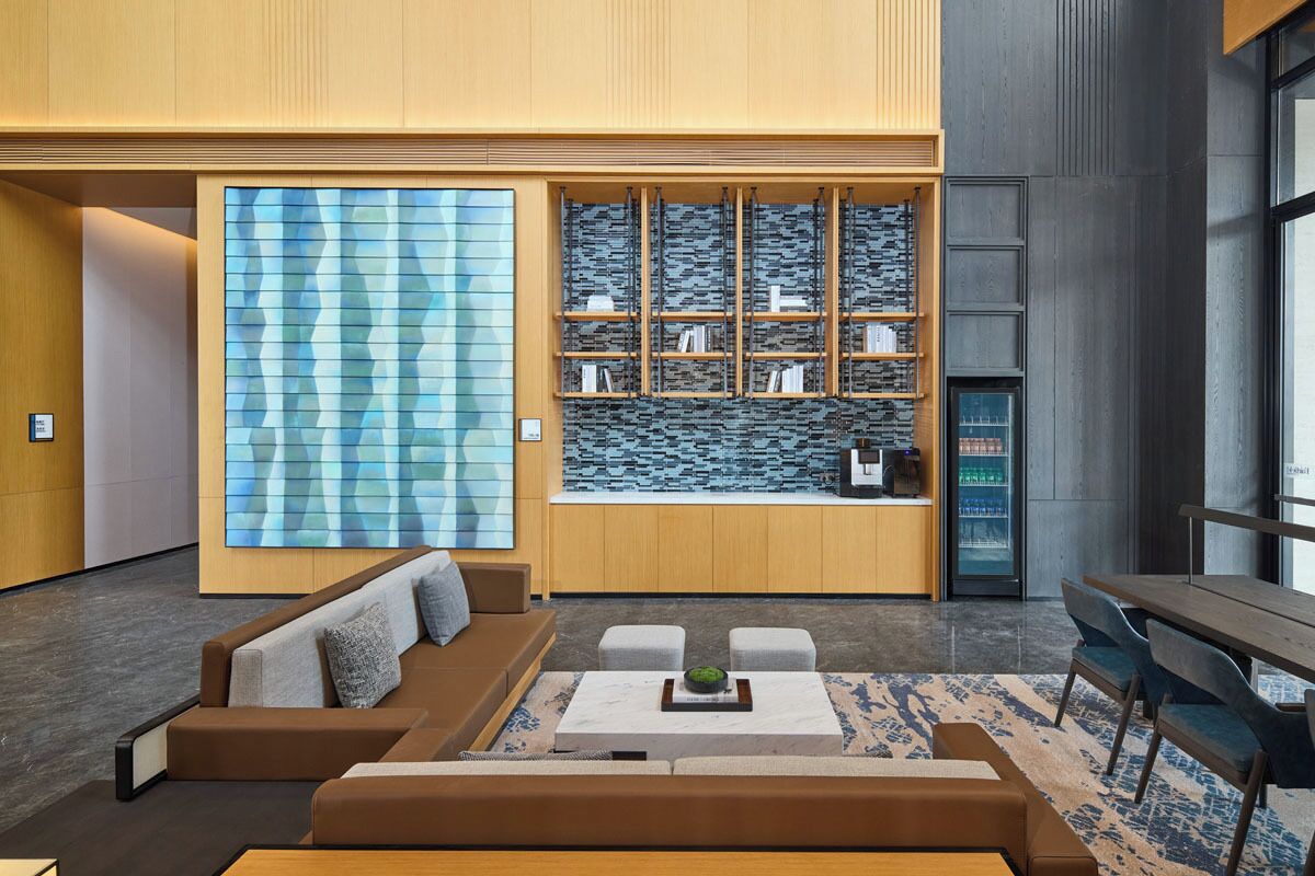 Lobby sitting area