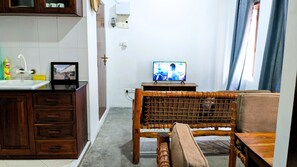 Apartment, 1 Bedroom, Accessible, City View | Living room - Kay's Place Train House Colonel Tours (Zanzibar Town)