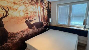 Comfort appartement, uitzicht op stad