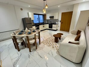 Interior - Luxury Seaside Apartment – Terrace & Panoramic View - 2 bedrooms (Hammam Sousse)