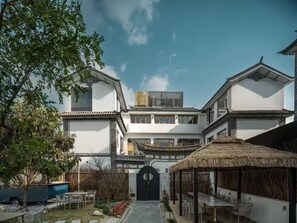 Außenbereich für Bankette