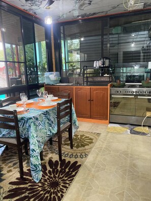 House, 2 Bedrooms, Smoking | Dining room - Lens Staycation 2bdr 1BR Ktchn-upstairs (Davao)