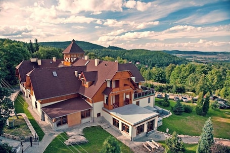 Außenbereich. Hotel Concordia