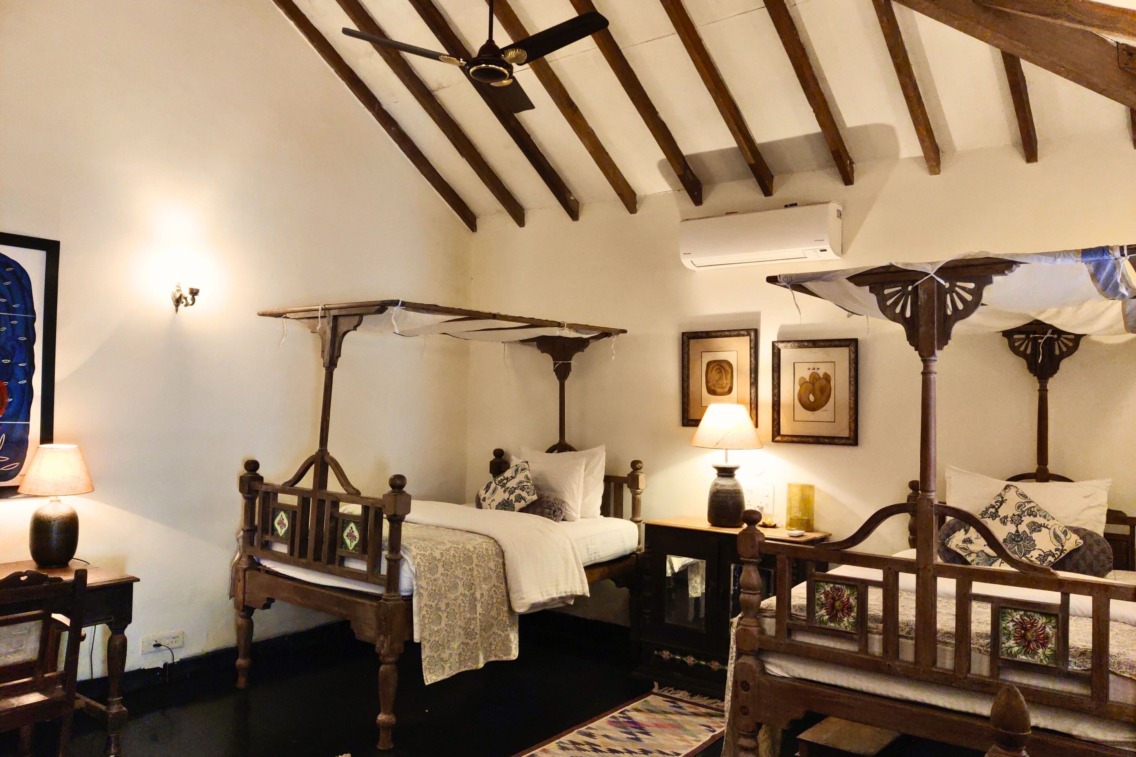 Luksusvilla, hageutsikt