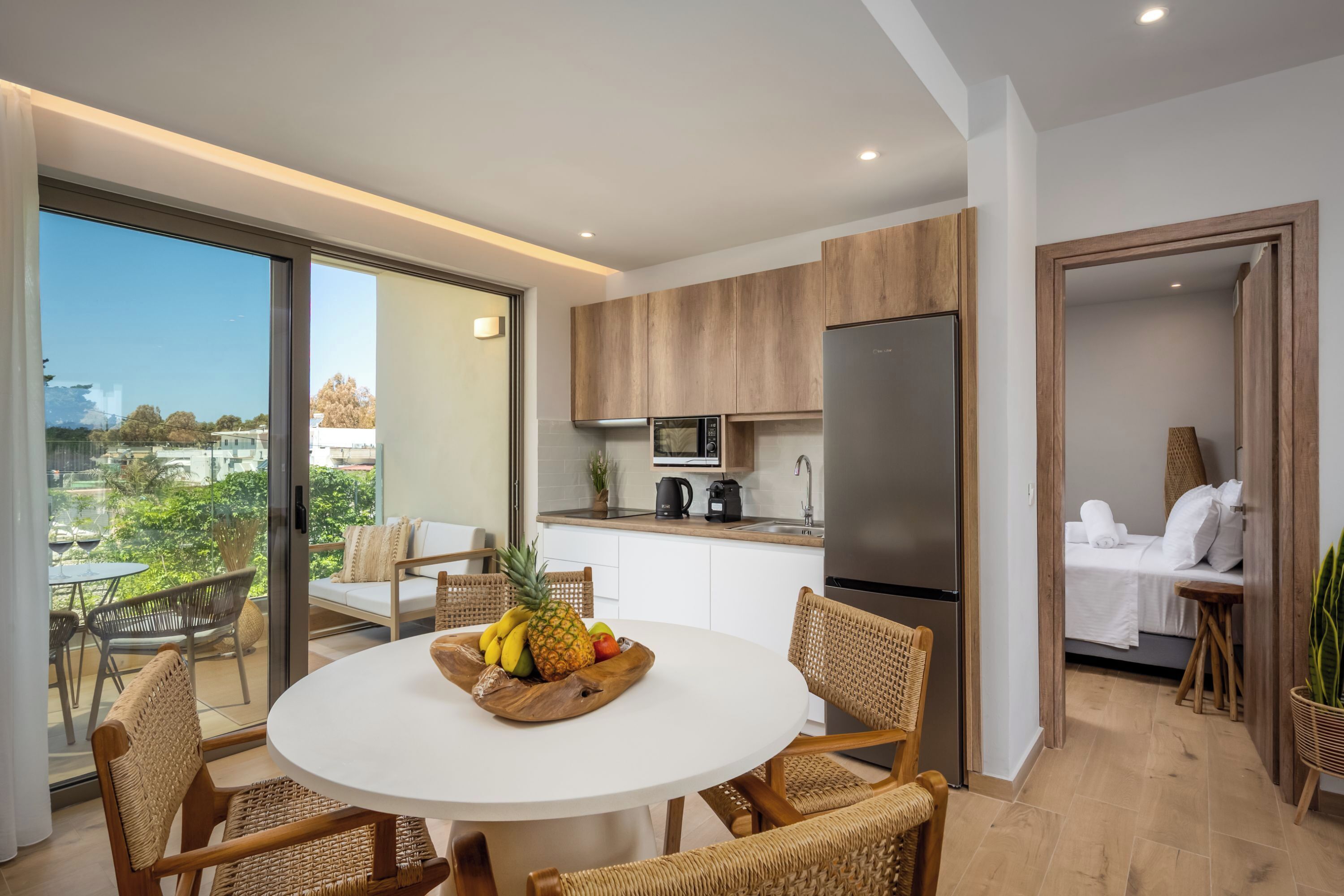 Deluxe-Suite, Poolblick | Eigene Küche
