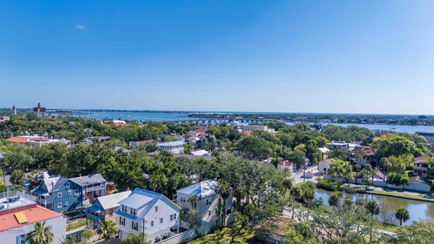 Aerial view - Villa Mojito Unit B in Historic Downtown (St. Augustine)