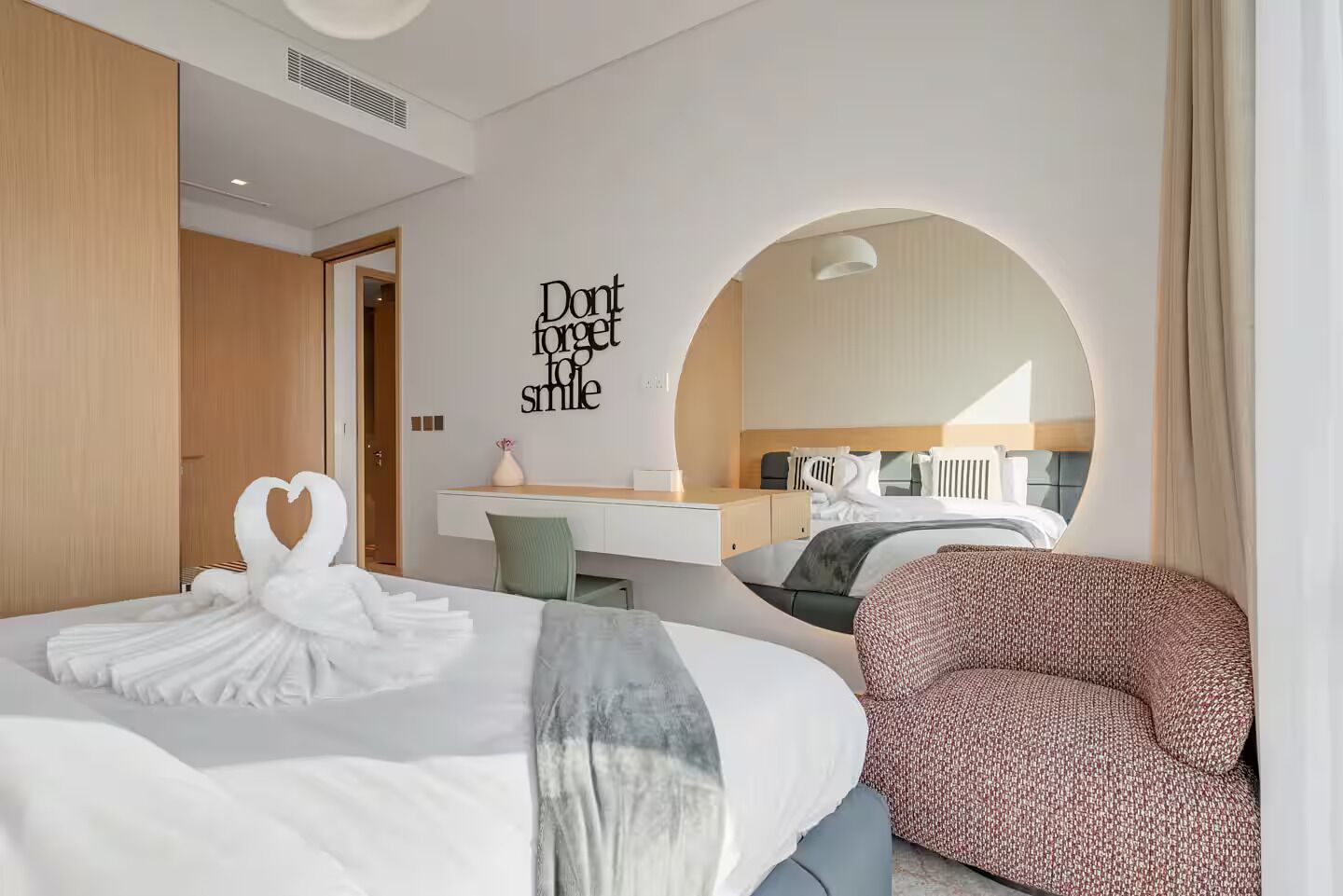 Luksushuoneisto, 2 makuuhuonetta, kaupunkinäköala