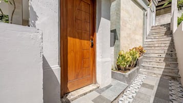 Façana frontal de l'allotjament