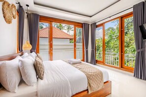 Uitzicht vanuit accommodatie