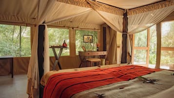 Tenda Deluks, pemandangan kebun | Wi-Fi gratis