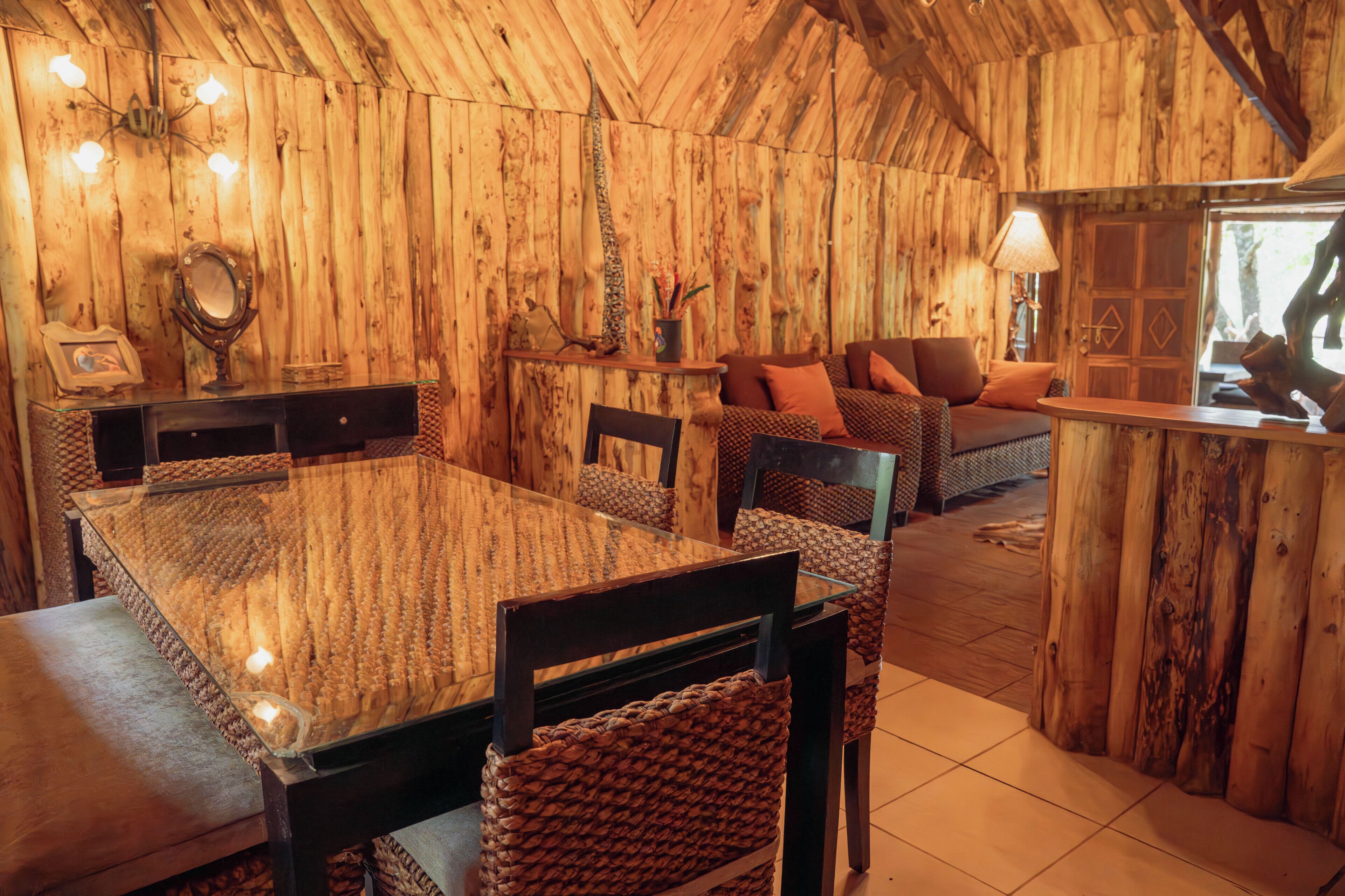 Cabin, Multiple Beds, River View | Dining