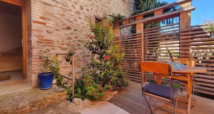 La Grange aux Hirondelles, cottage for 2 near Collioure and Argelès-sur-Mer