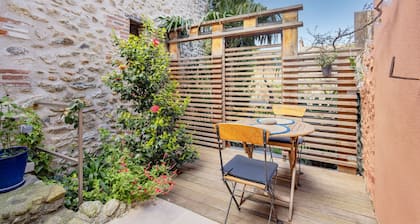 La Grange aux Hirondelles, gĂźte pour 2 pers. proche de collioure et d'argelĂšs-sur-mer