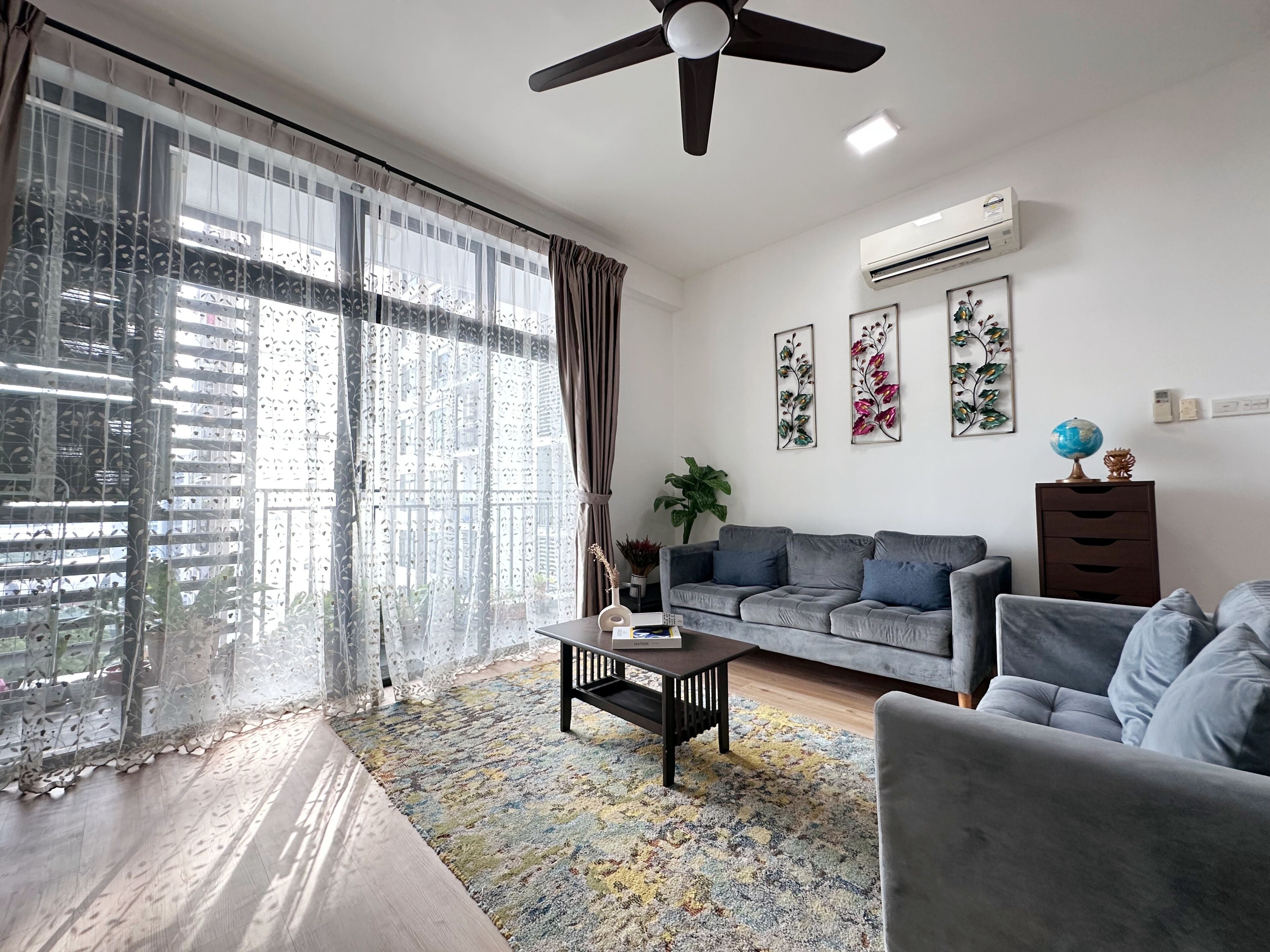 Apartment, 3 Schlafzimmer, Meerblick | Wohnbereich