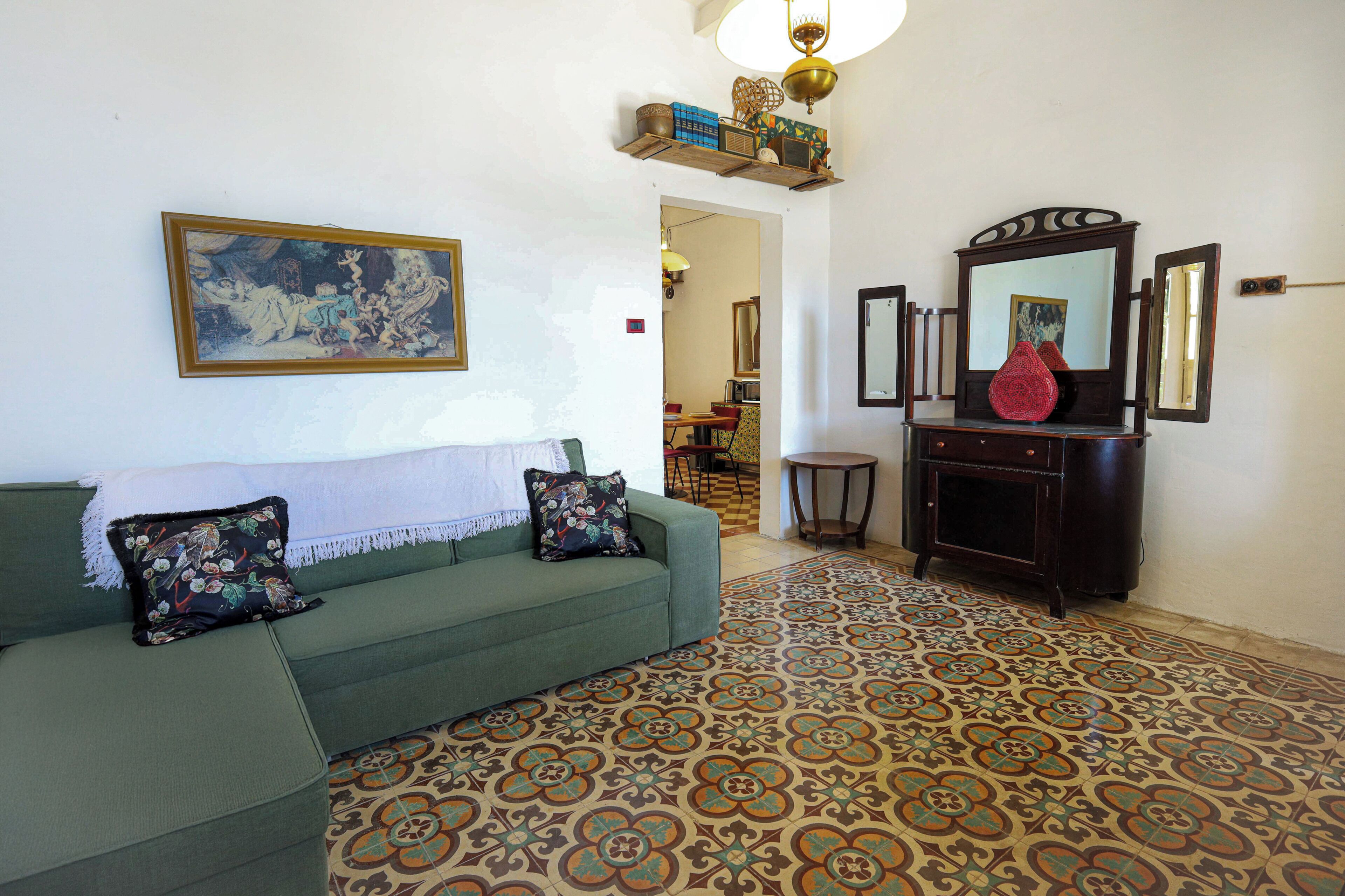 Leilighet, utsikt mot bukt | Oppholdsområde