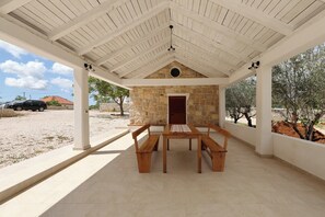 Terrace/patio - Villa Demare with Private Heated Pool (Lovinac)