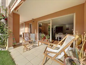 Terrace/patio - Central Antibes 4P Terrace Garden Parking Riva Park (Antibes)