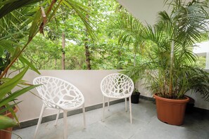 Apartemen, 2 kamar tidur, balkon | Teras/patio