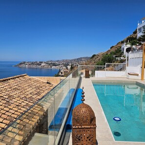 Pool - Holiday Cottage 'Limonero' with Sea Views (Salobreña)