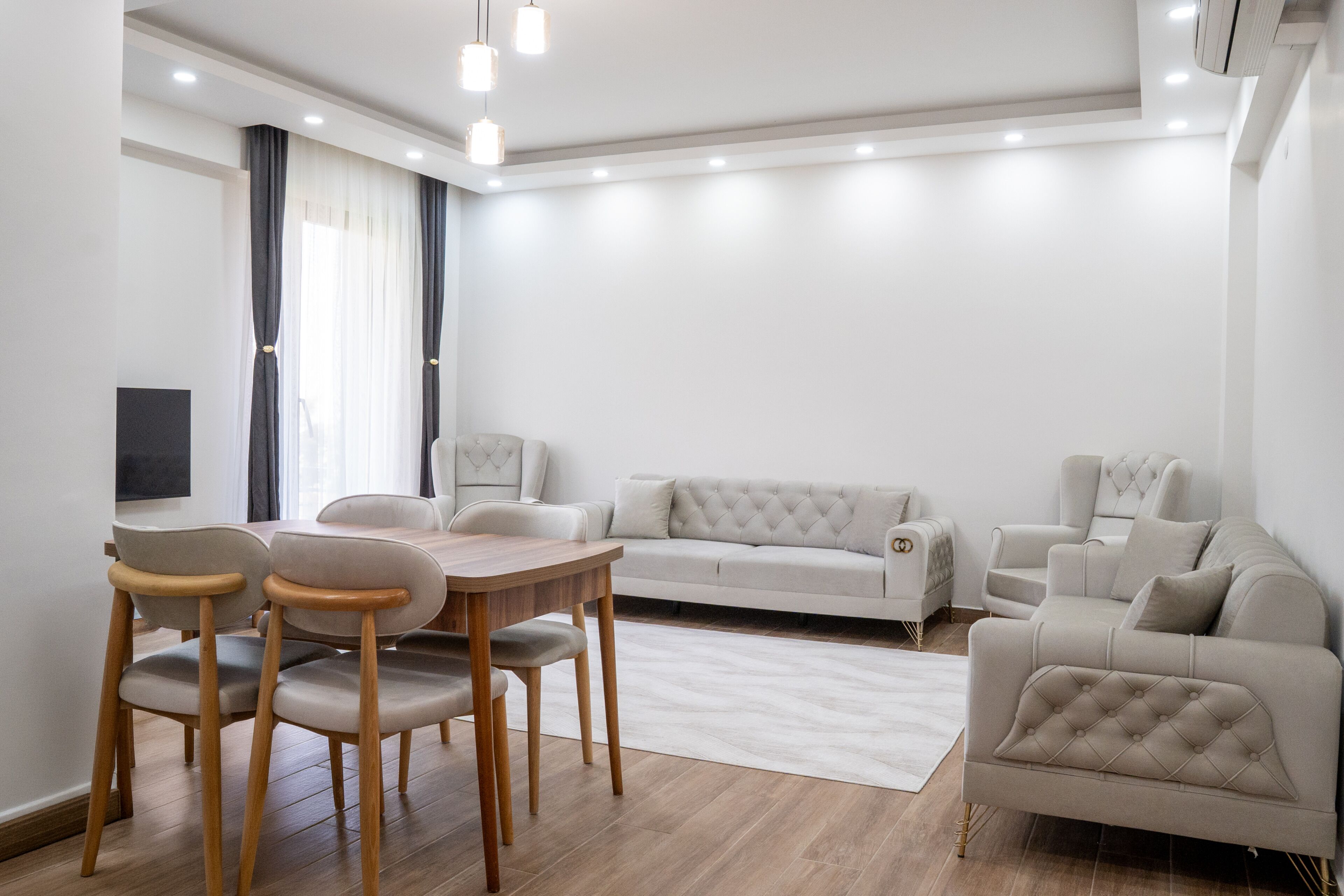Appartement Duplex, patio | Coin séjour