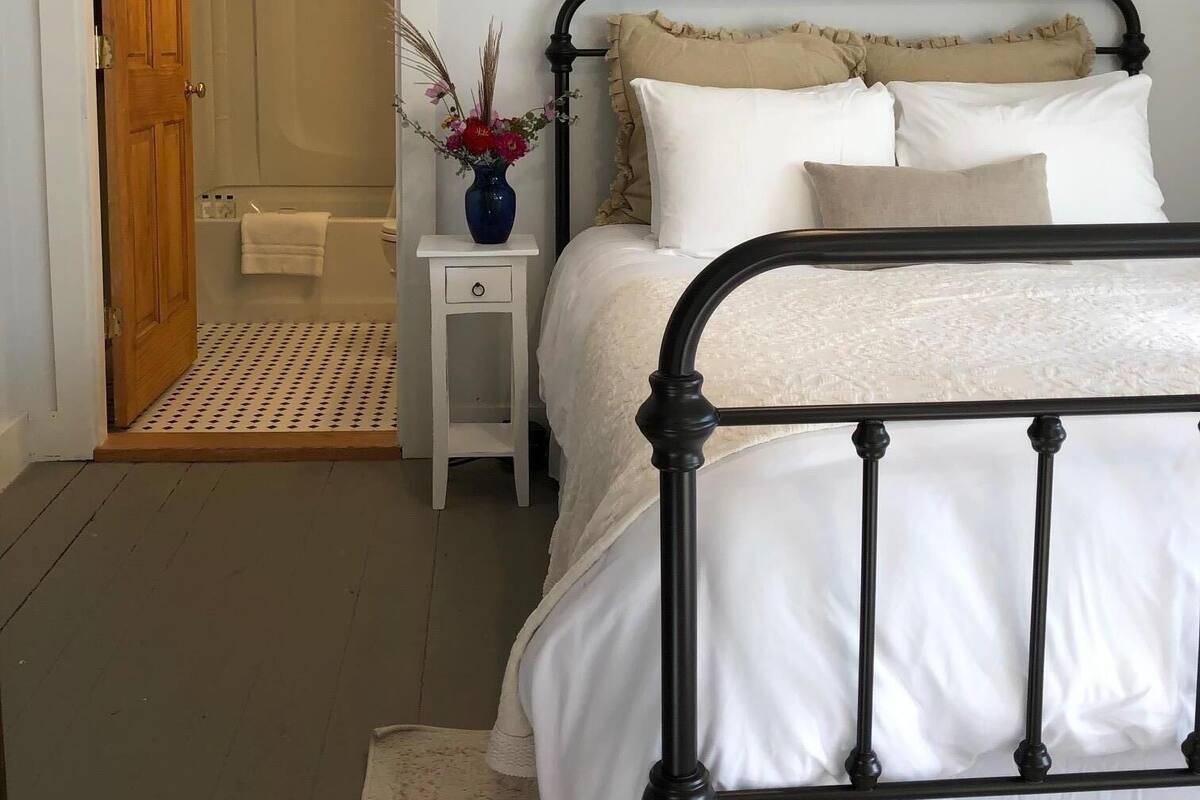 Dobbeltværelse - udsigt til have