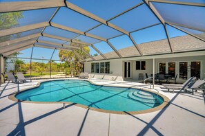Front of property - Modern Canal-front Gem w/ Lanai + Dock in Sanibel (Sanibel)