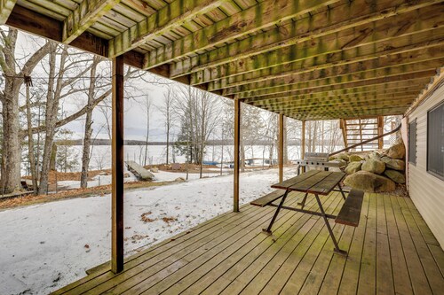 Fishing Paradise: Lakefront Duplex in Northwoods