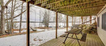 Fishing Paradise: Lakefront Duplex in Northwoods