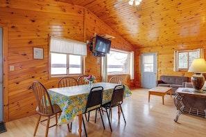 House (2 Bedrooms) | Interior - Lake Access & Pier: Northwoods Fishing Cabin (Pearson)