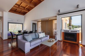 Living area - Armonia Villa Agia Marina (Agia Marina)