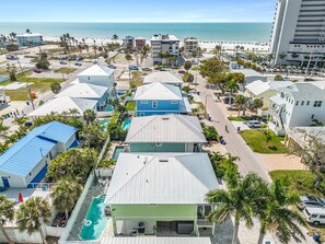 House, 3 Bedrooms | Exterior - 140 Pearl Paradise 3br/2ba W/ Pool! 3 Bedroom Home (Fort Myers Beach)