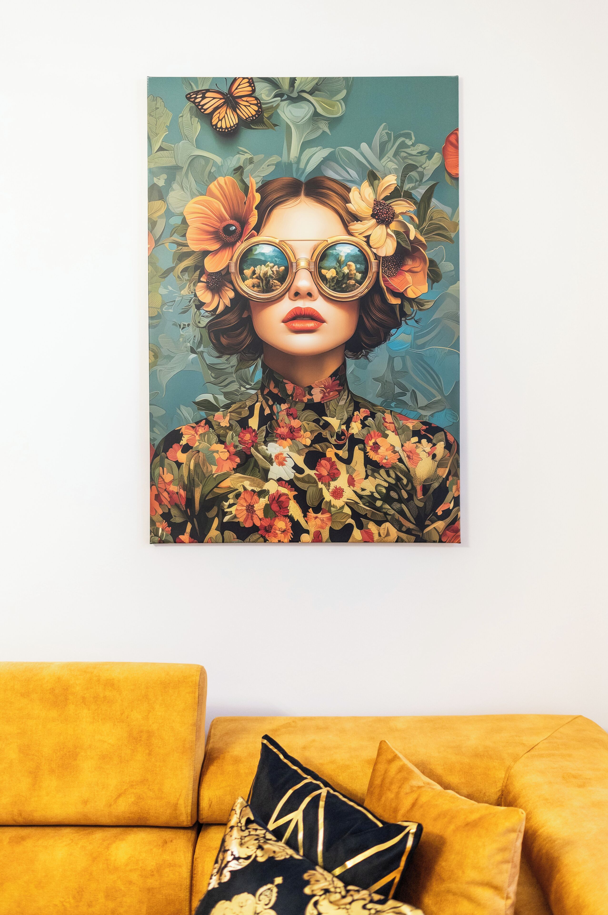 舒适公寓式客房, 1 张特大床和 1 张沙发床 | 起居区