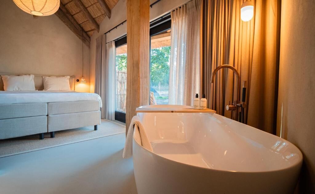 Deluxe-dobbeltværelse - udsigt til have