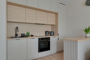 Apartment, Balcony | Private kitchen - Horizon 653 by Grand Apartments  (Gdańsk)