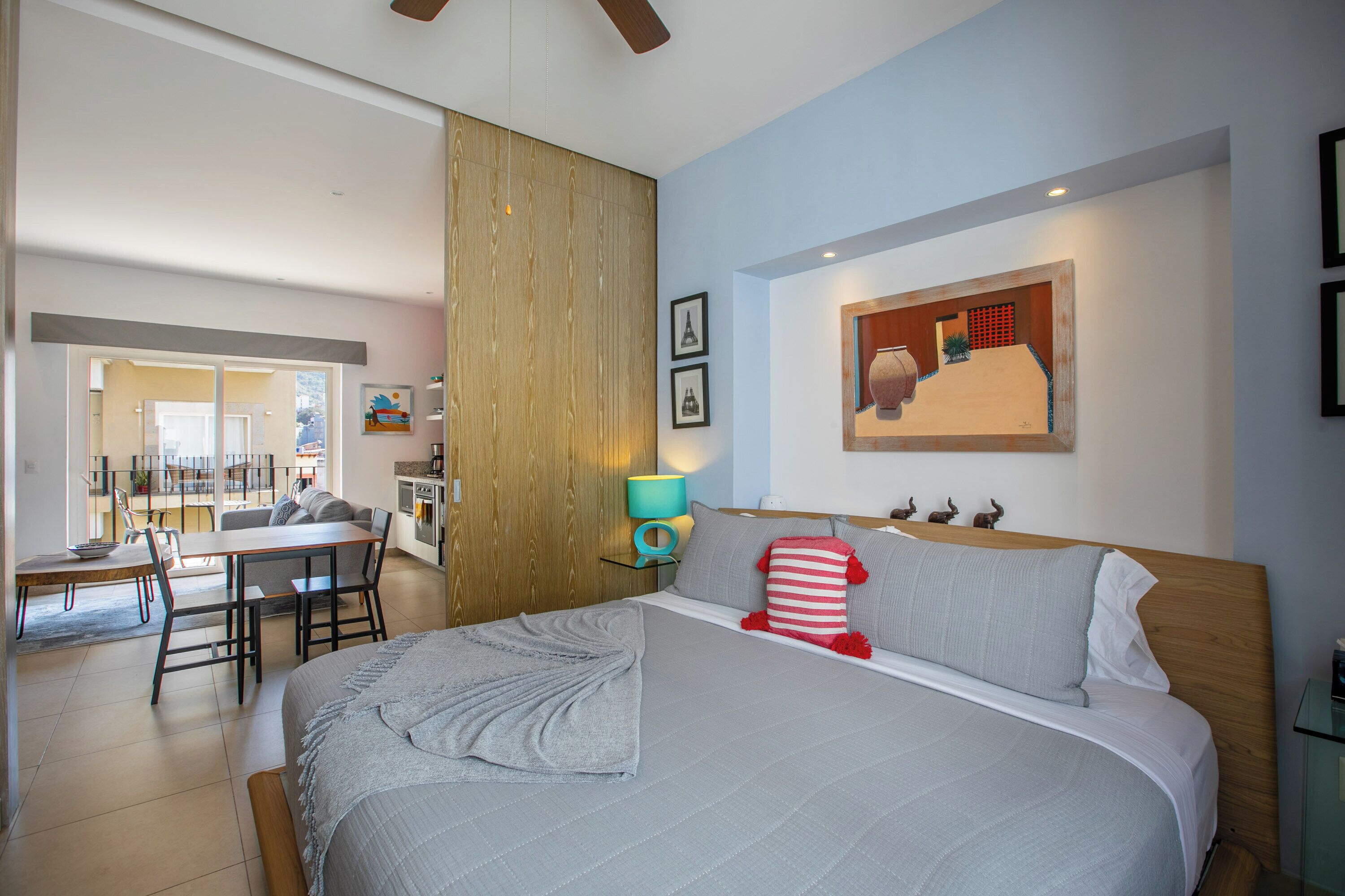 1 bedroom, iron/ironing board, internet, bed sheets