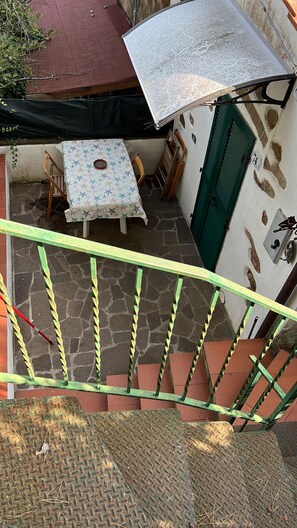Leilighet, 1 soverom, terrasse | Utendørsservering