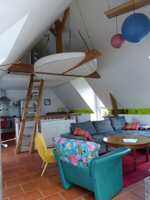 Living area - Gîte de Kerporho, countryside and family farm! (Pluvigner)