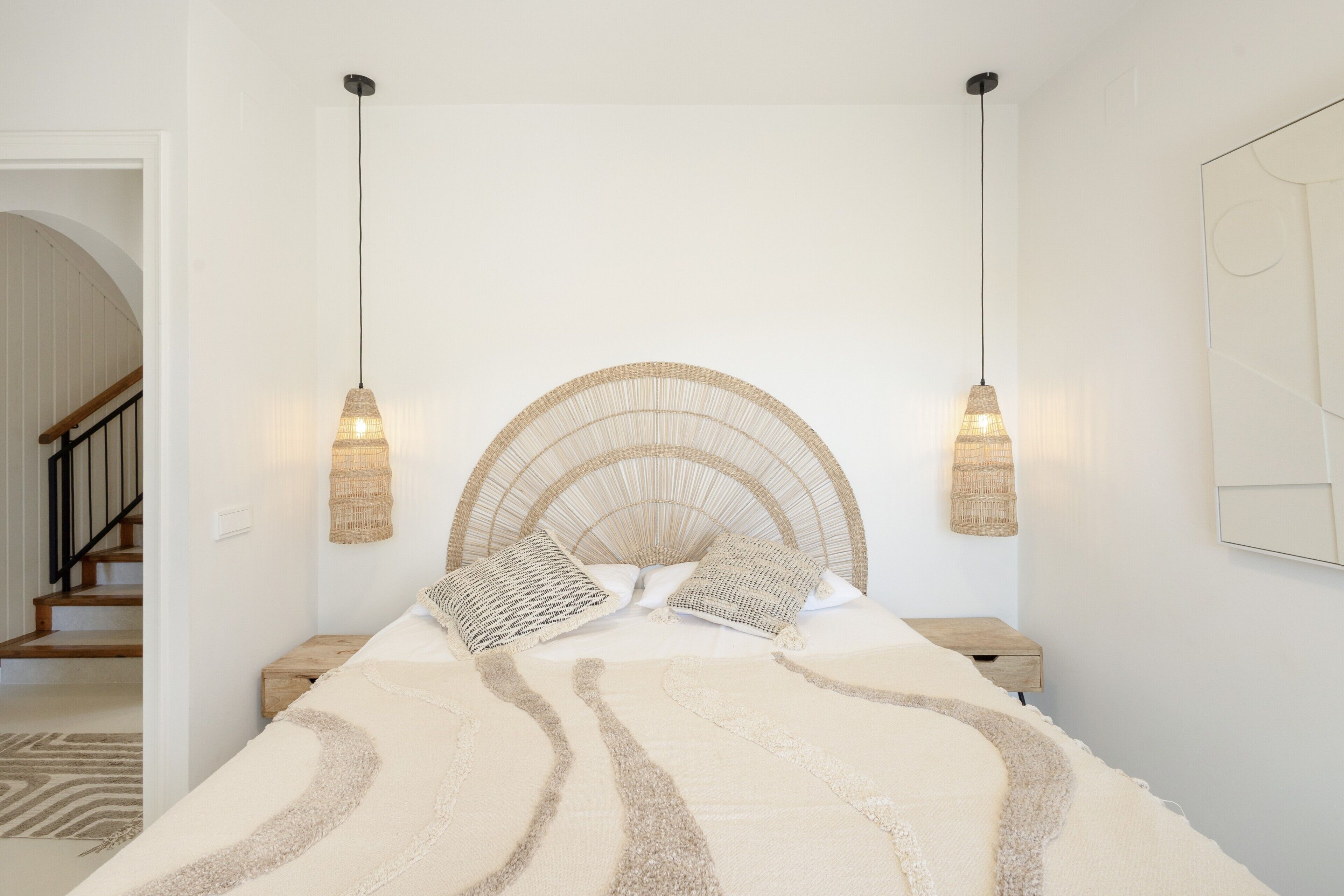 4 dormitorios, tabla de planchar con plancha, wifi y ropa de cama