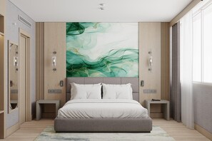 Habitació superior, 1 llit de matrimoni gran | Matalassos de la marca Select Comfort i minibar 
