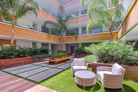 Terrace/patio. Luxurious 3BR Penthouse in Punta Cana Village, 5 Mins to Airport.