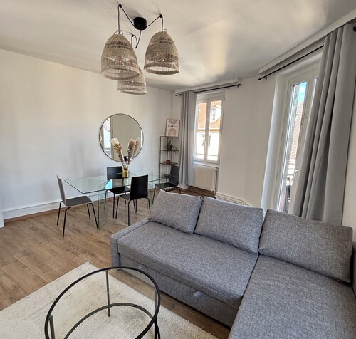 Soh Rent appartement Cozy proche Strasbourg - 4p - TV - wifi - Balcon