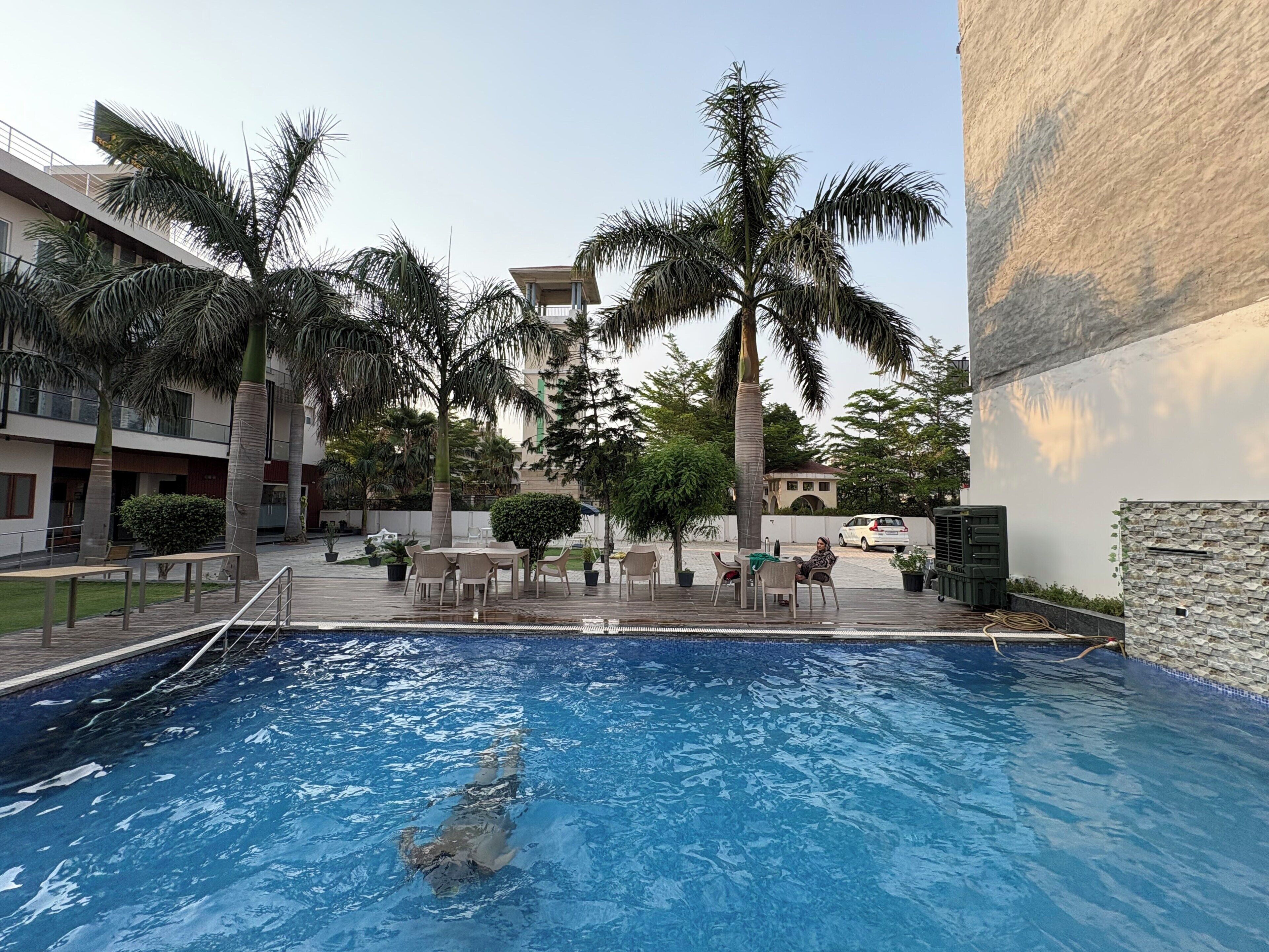 Seasonal outdoor pool