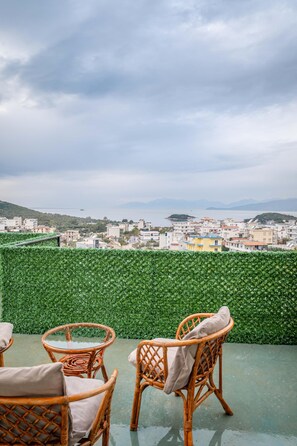 Quadruple Room, Terrace | Terrace/patio - Vila Myrtaj (Ksamil)