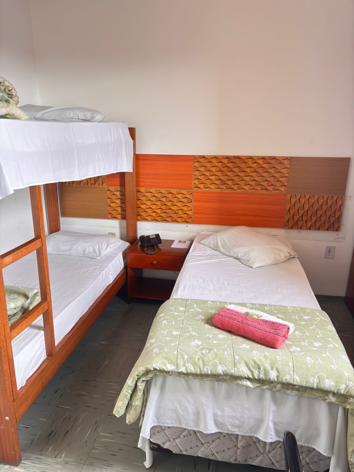 Comfort Triple Room | Bathroom | Shower, towels, soap, toilet paper