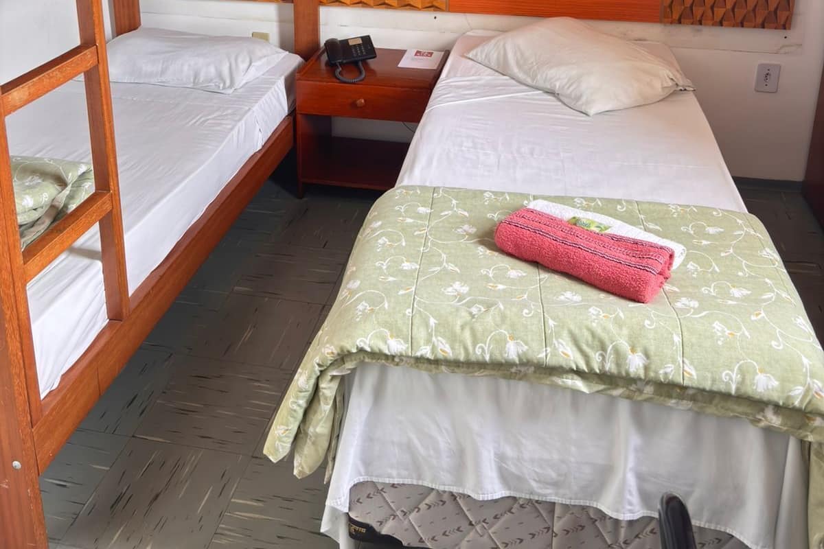 Comfort Triple Room | Bathroom | Shower, towels, soap, toilet paper