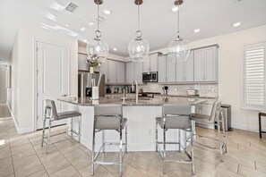 Fridge, microwave, oven, stovetop - Epic Playhouse Getaway - Castle & Superhero Bunks, Theater, Private Pool, No Rear Neighbors (Four Corners)