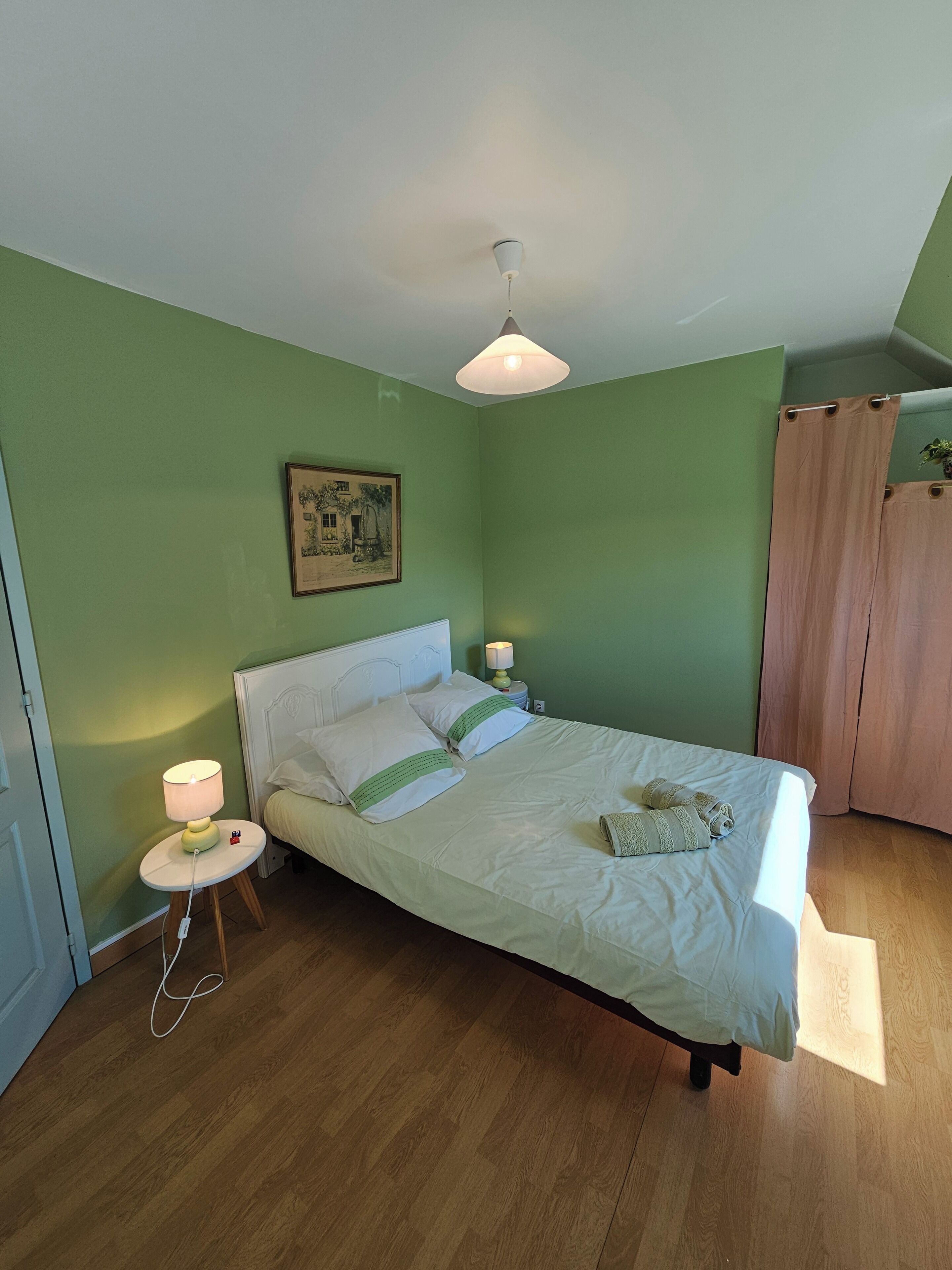 Klassieke kamer, uitzicht op tuin (Gauguin)