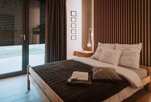 2 bedrooms, free WiFi, bed sheets - Holiday home, bedroom with bathtub, jacuzzi (Kościerzyna)